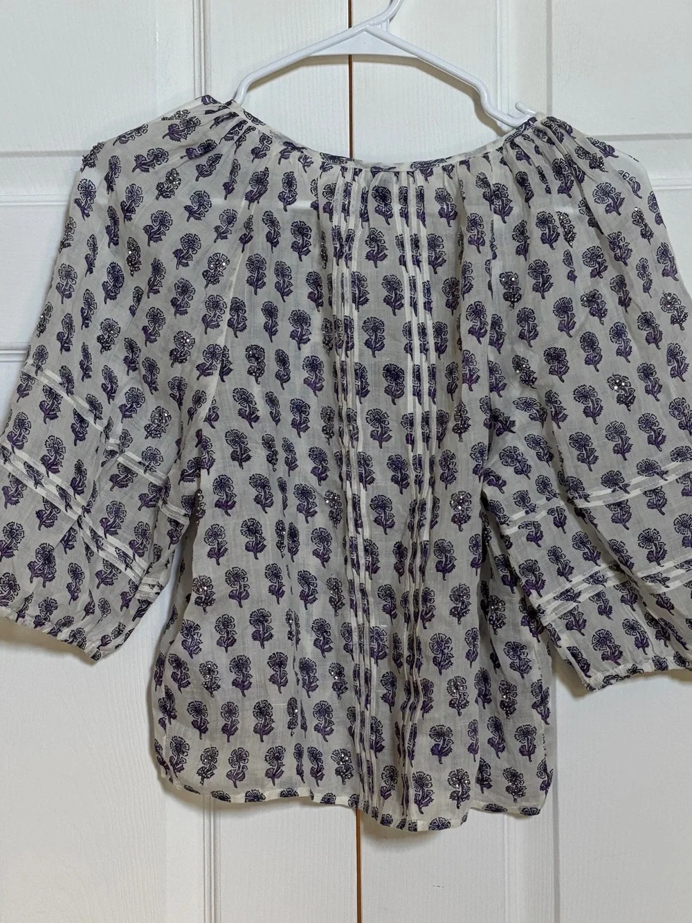J.Crew NWT Embellished Floral Sequin Beaded Top & Shorts Set XS $276 Retail